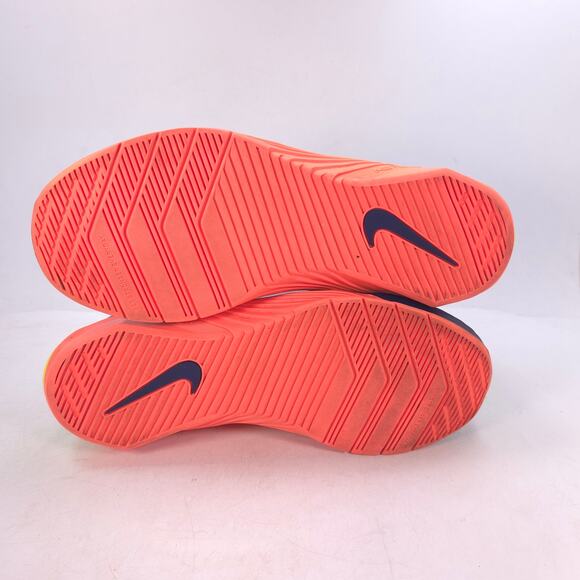 Nike Metcon 6 Lace UP Athletic Running Shoe Mens Size 8 CK9388-400 Blue Orange - Picture 7 of 10